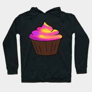 Chocolate pink cupcake Hoodie